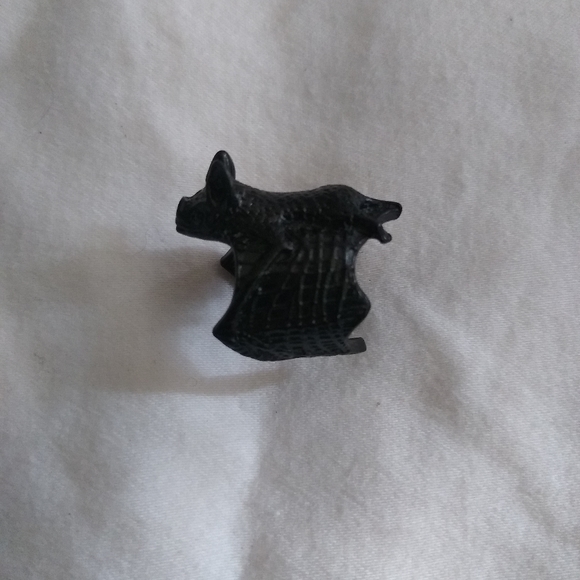 Black Bat Ring Adjustable Goth Whimsigoth Witchy Cosplay Halloween Costume Party - Picture 10 of 12